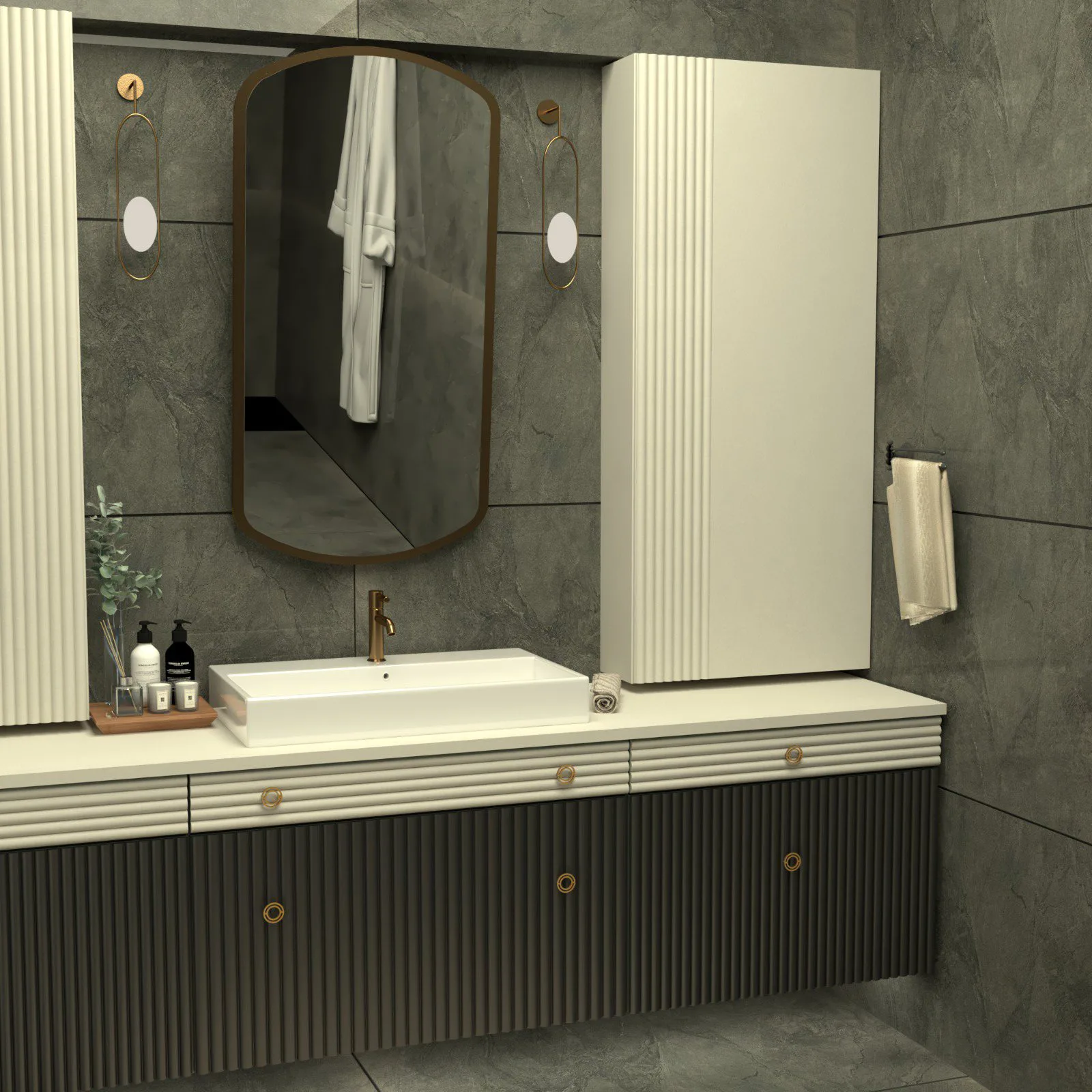 Banyo Dolapları Edirne özel ölçü imalat